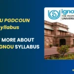 IGNOU PGDCOUN Syllabus 2025